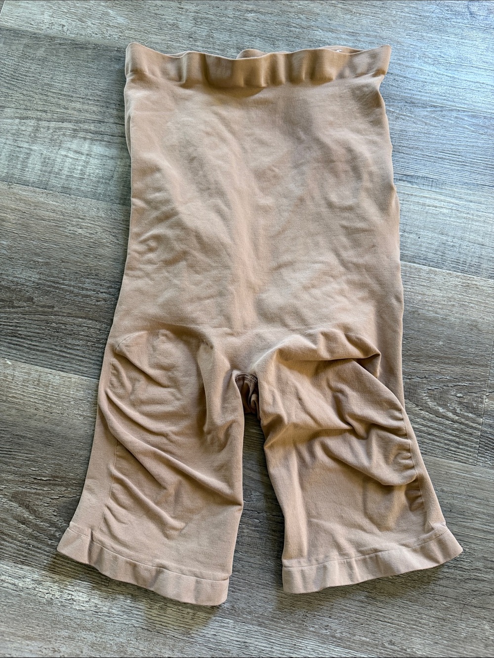 Fashion Nova | Tan Comfort High-Waist Shaping Shorts
